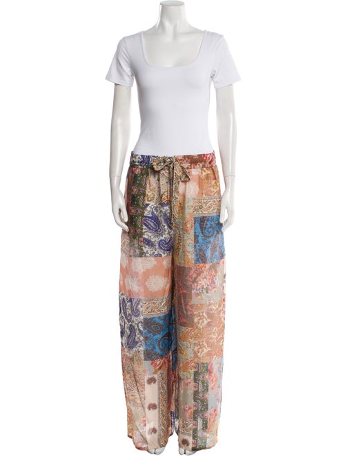 Zimmermann Silk Paisley Print Pant Set