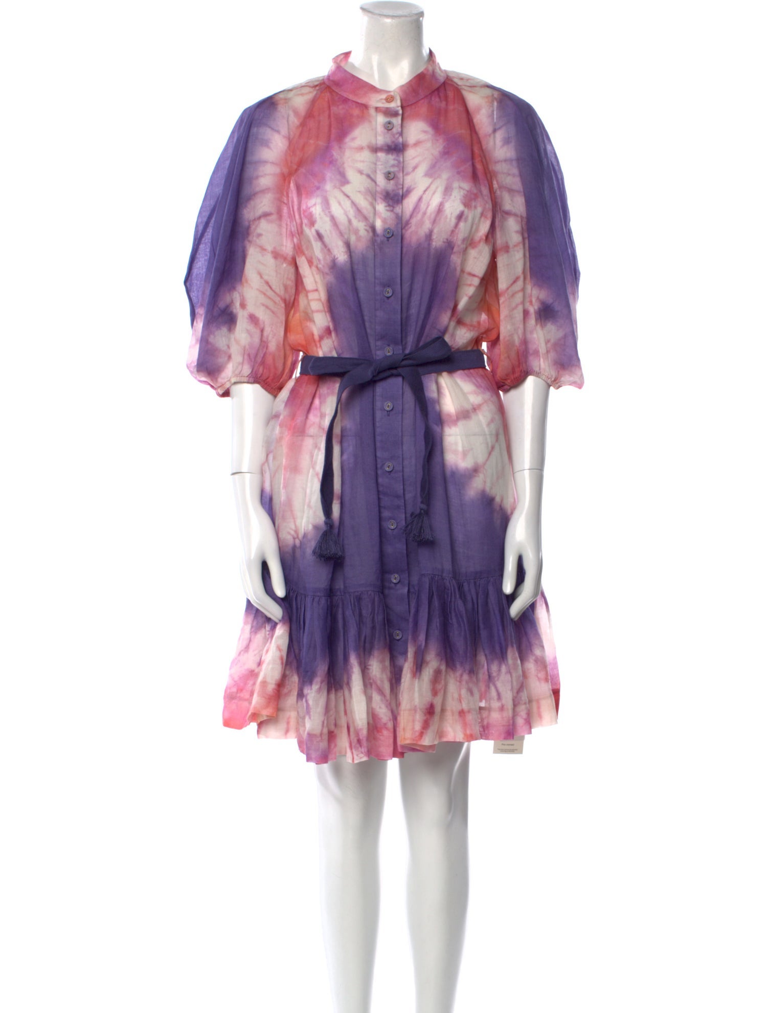 Zimmermann Tie-Dye Print Mini Dress