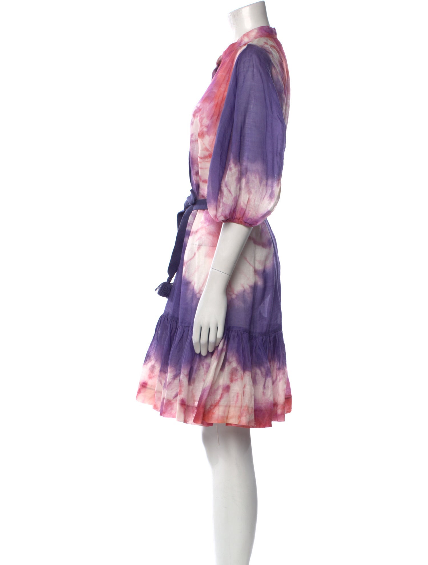 Zimmermann Tie-Dye Print Mini Dress