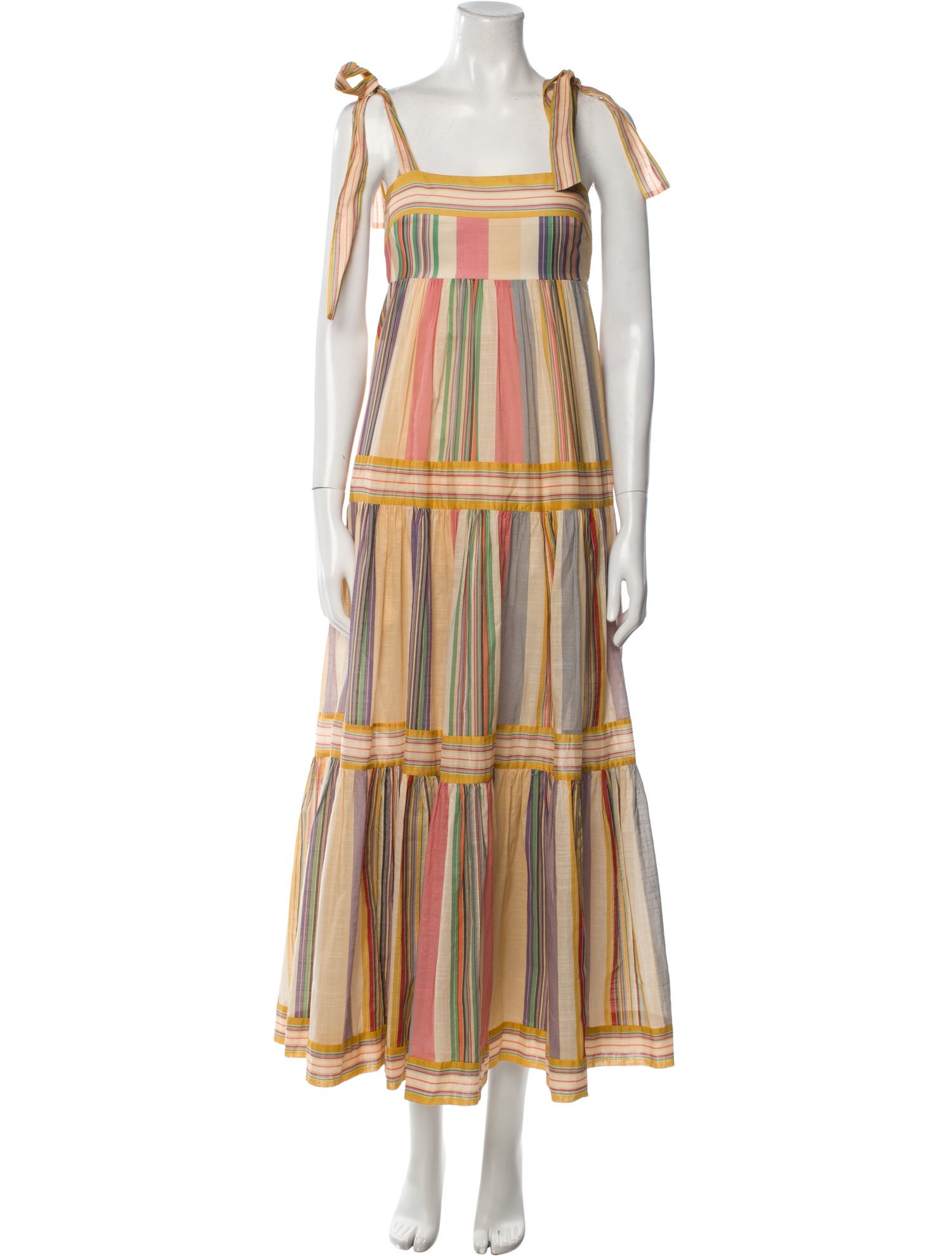 Zimmermann Striped Long Dress