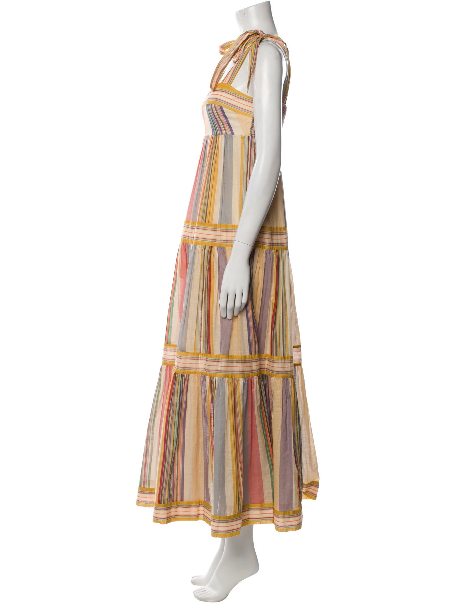 Zimmermann Striped Long Dress