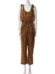 Zimmermann Silk Animal Print Jumpsuit