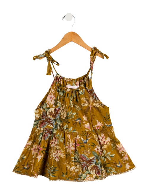 Zimmermann Girls' Sleeveless Floral Dress