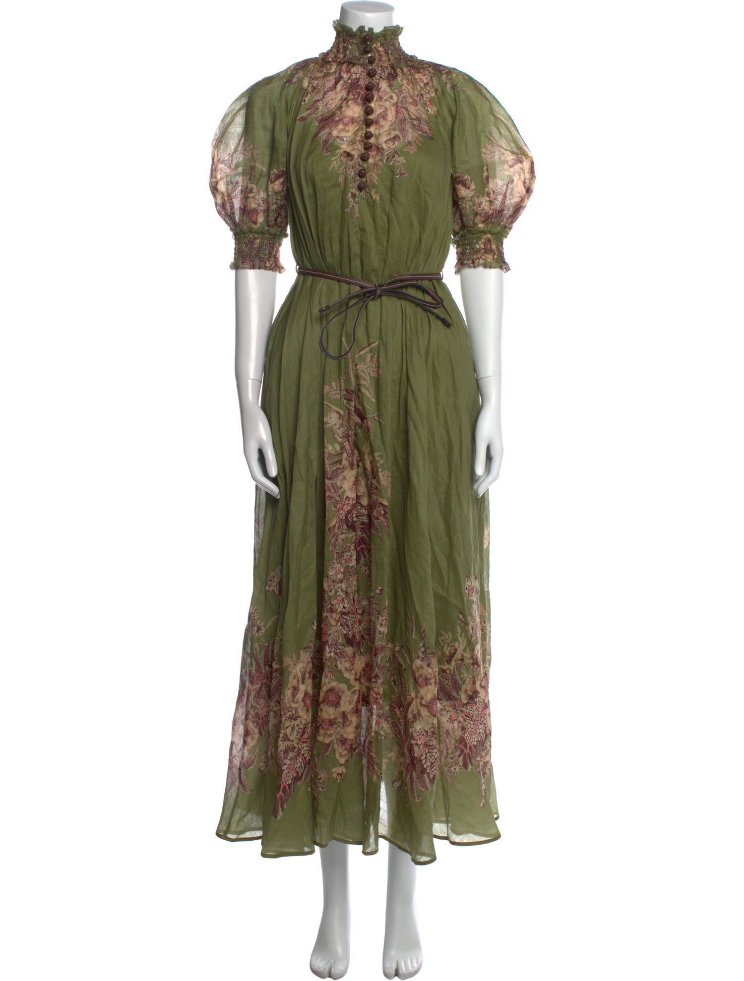 Zimmermann Floral Print Long Dress