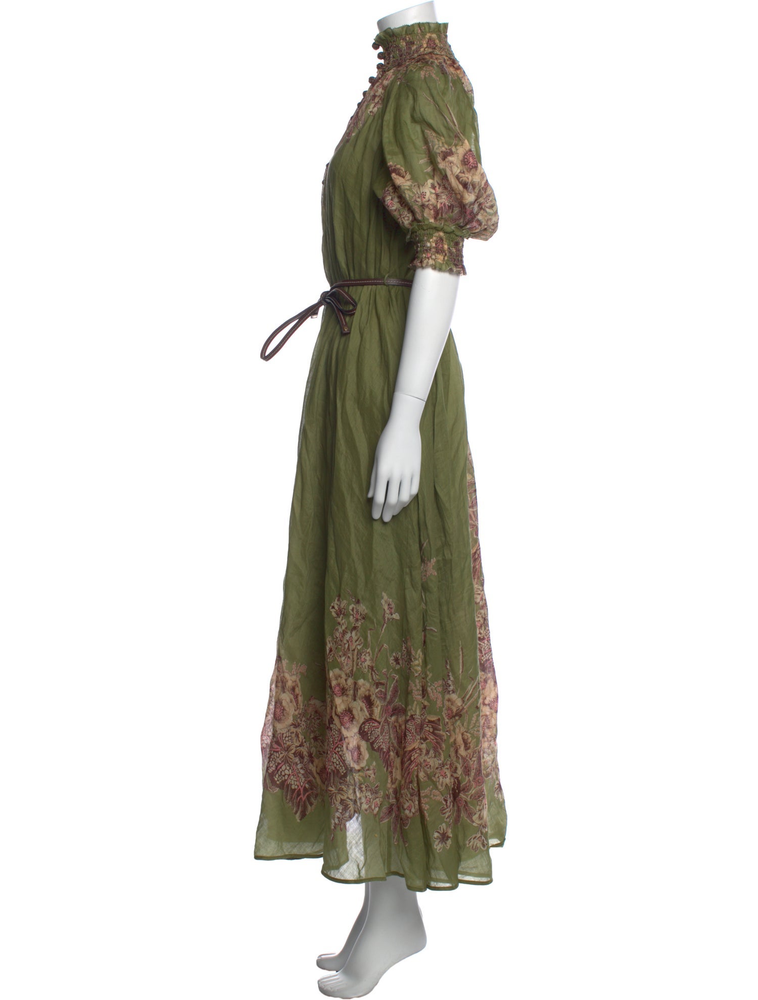 Zimmermann Floral Print Long Dress