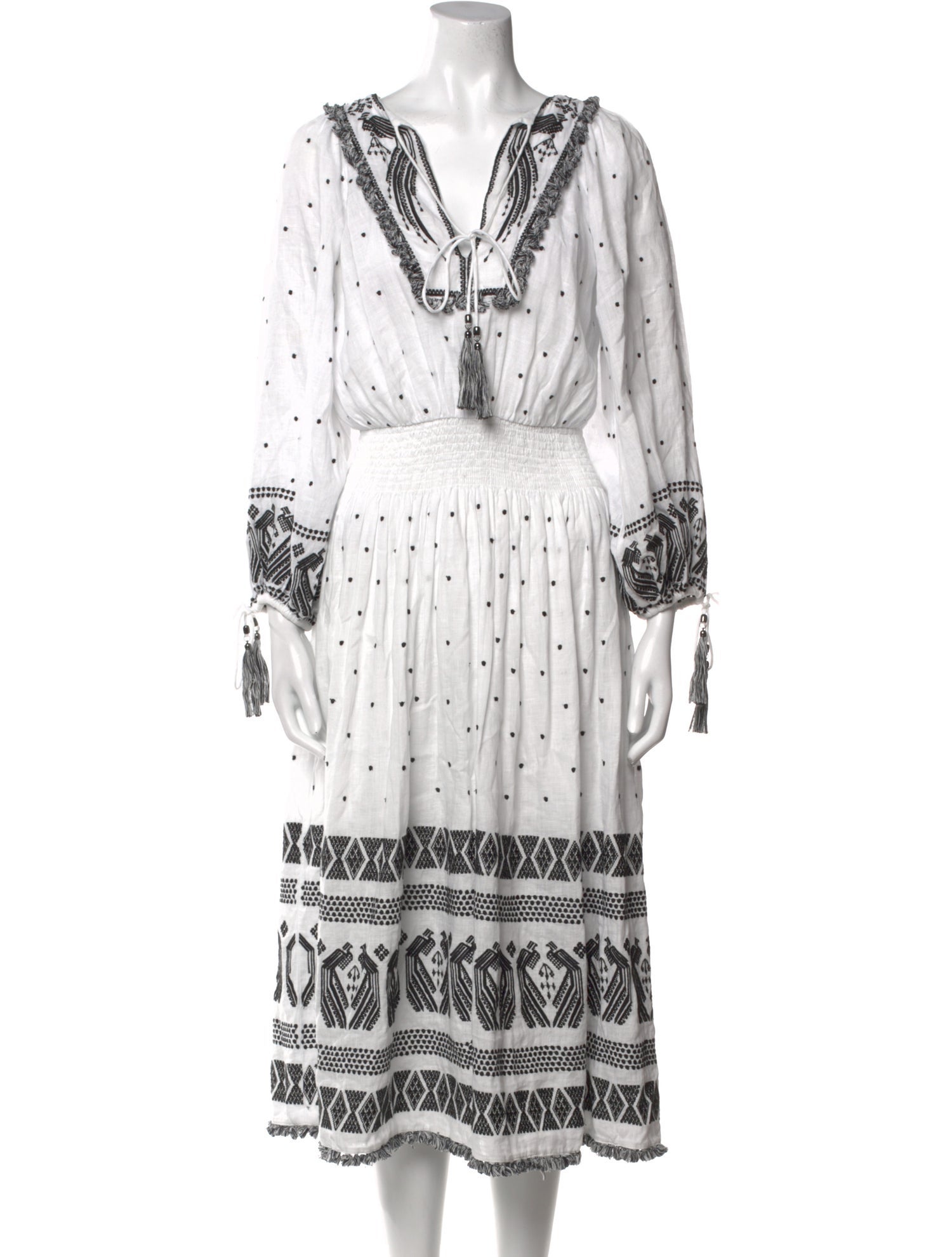 Zimmermann Linen Knee-Length Dress