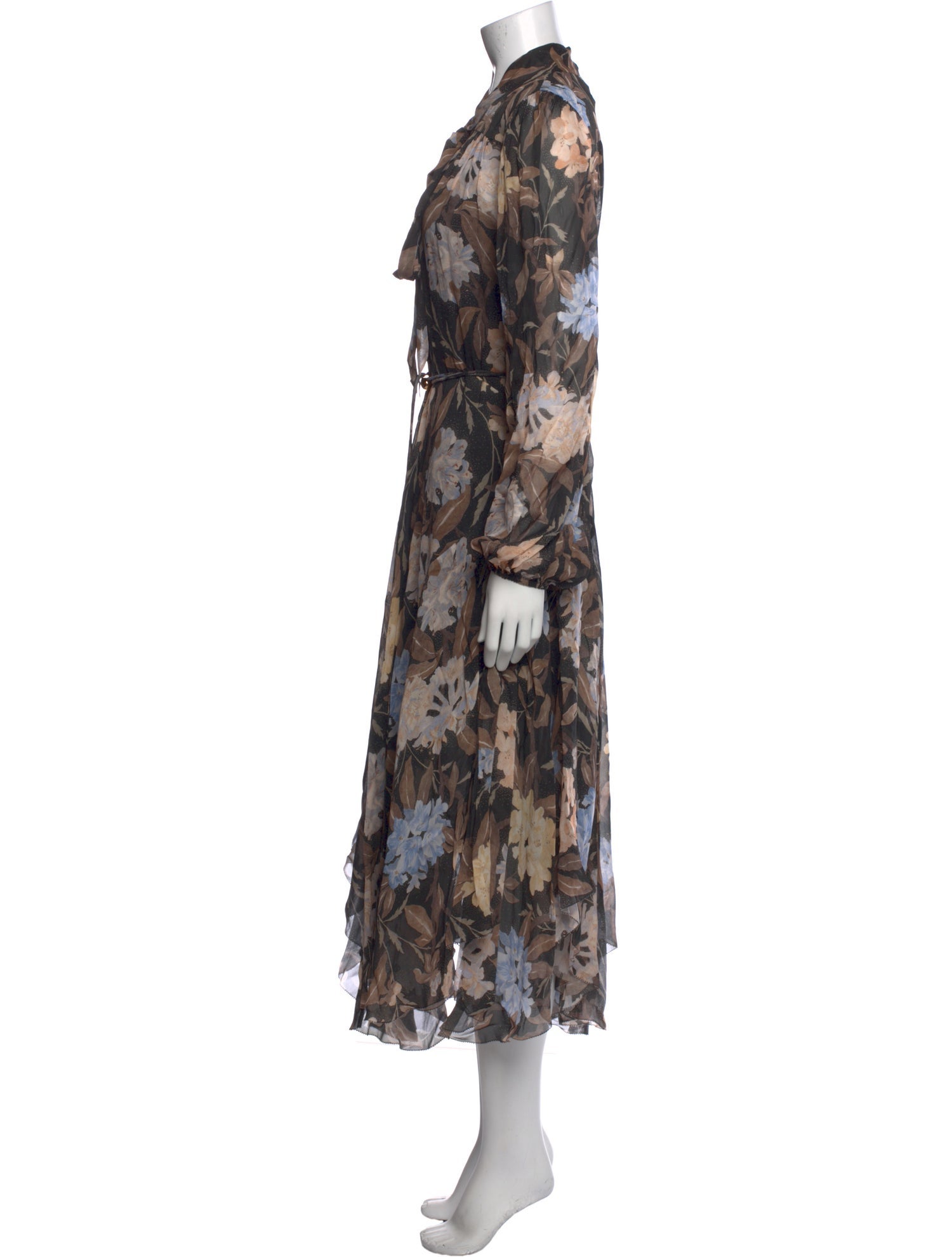 Zimmermann Floral Print Long Dress w/ Tags