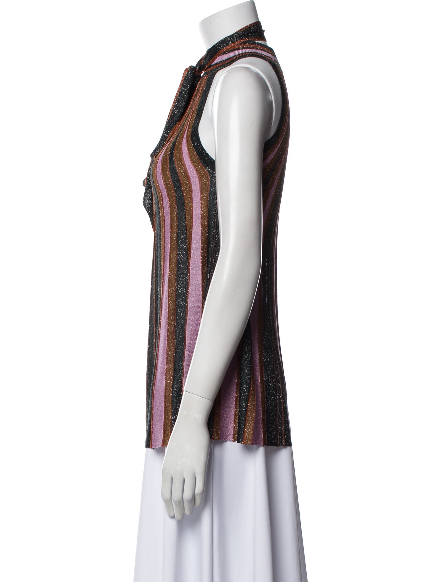 Zimmermann Printed Tie Neck Blouse