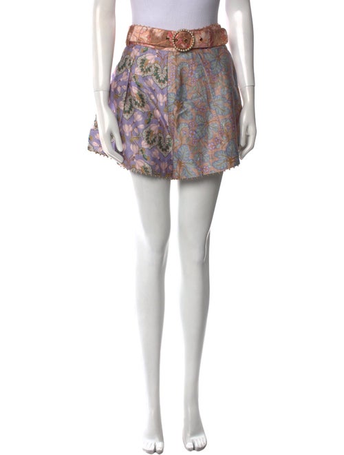 Zimmermann Silk Mini Shorts