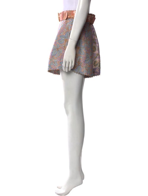 Zimmermann Silk Mini Shorts