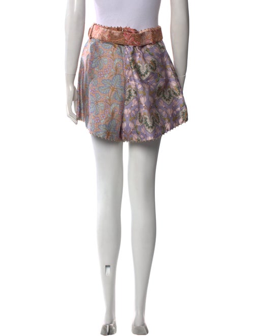 Zimmermann Silk Mini Shorts