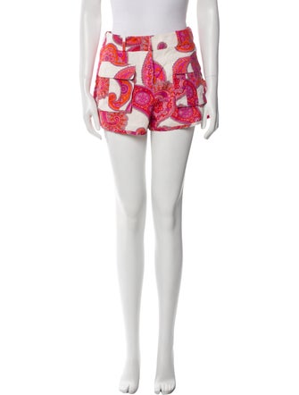 Zimmermann Linen Mini Shorts