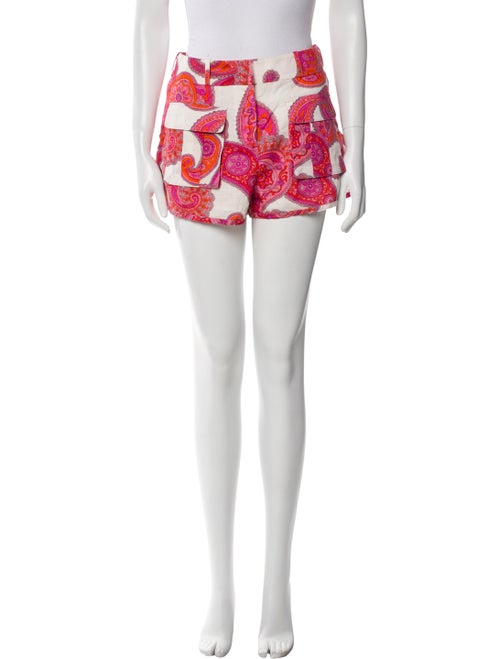 Zimmermann Linen Mini Shorts