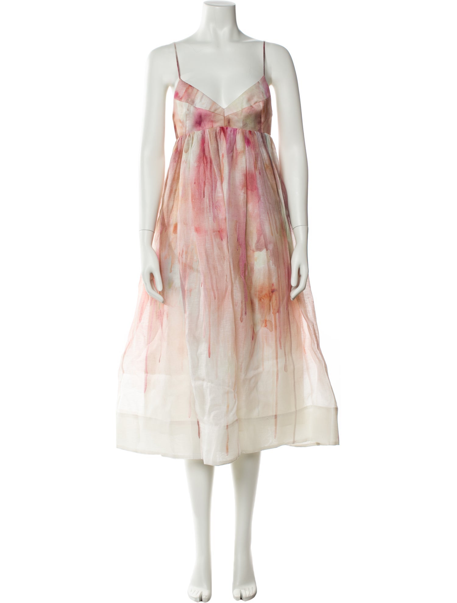 Zimmermann Linen Midi Length Dress