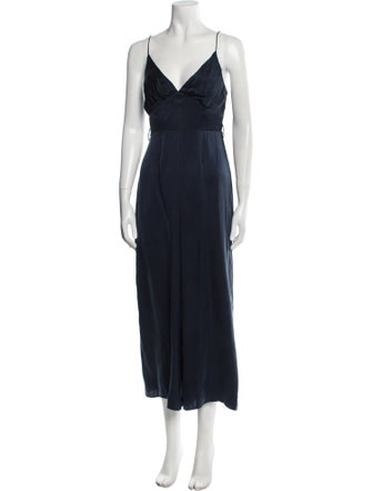 Zimmermann Silk V-Neck Jumpsuit