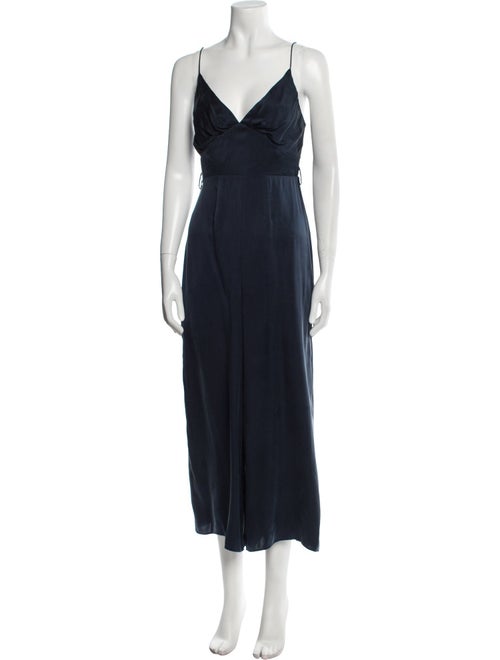 Zimmermann Silk V-Neck Jumpsuit