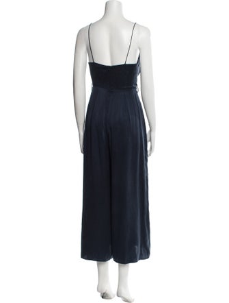 Zimmermann Silk V-Neck Jumpsuit
