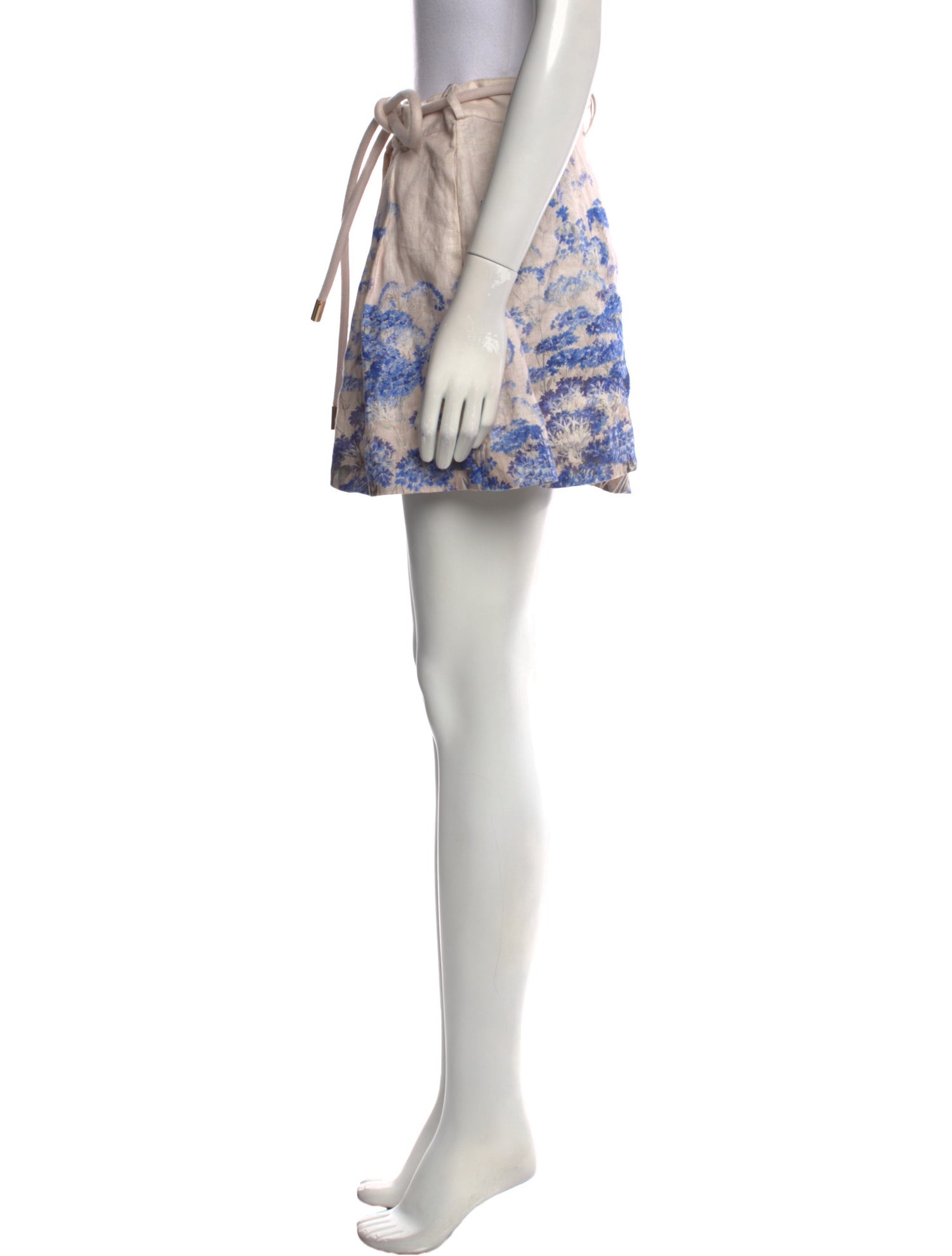 Zimmermann Linen Mini Shorts