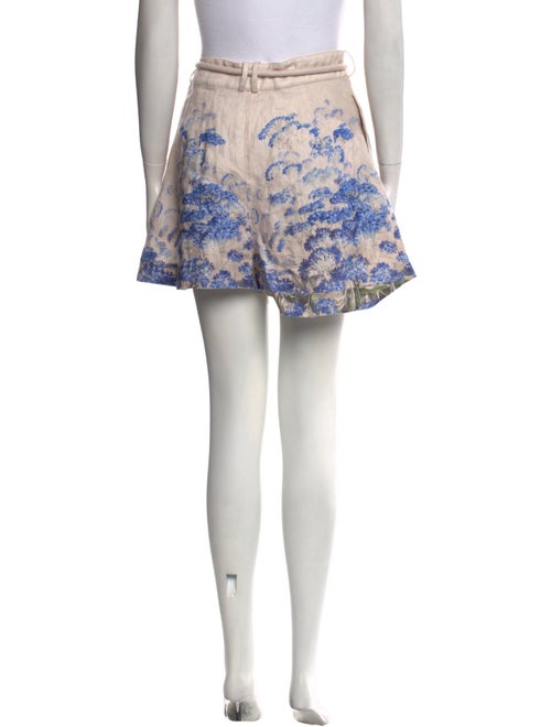Zimmermann Linen Mini Shorts