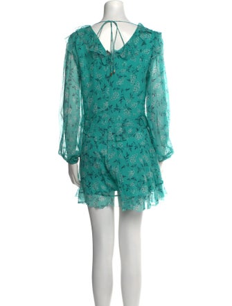 Zimmermann Silk Floral Print Romper