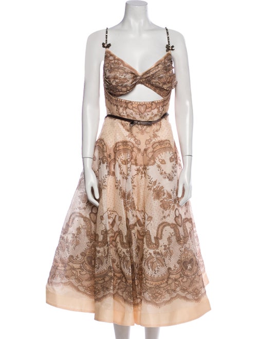 Zimmermann Linen Midi Length Dress