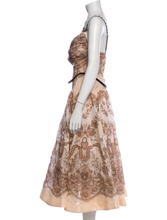 Zimmermann Linen Midi Length Dress