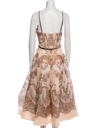 Zimmermann Linen Midi Length Dress