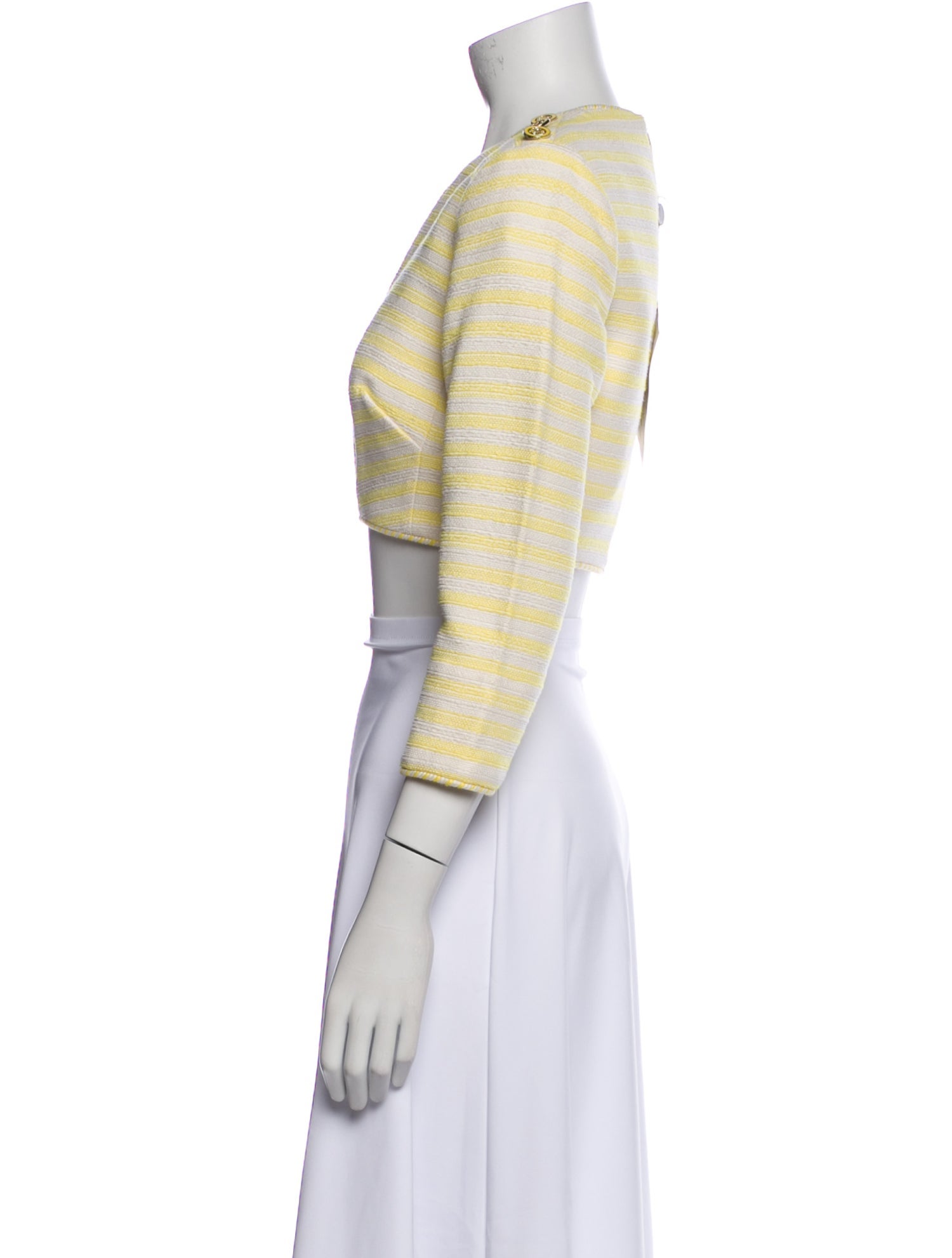 Zimmermann Striped Crew Neck Crop Top w/ Tags