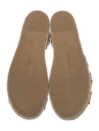 Zimmermann Leather Striped Espadrilles