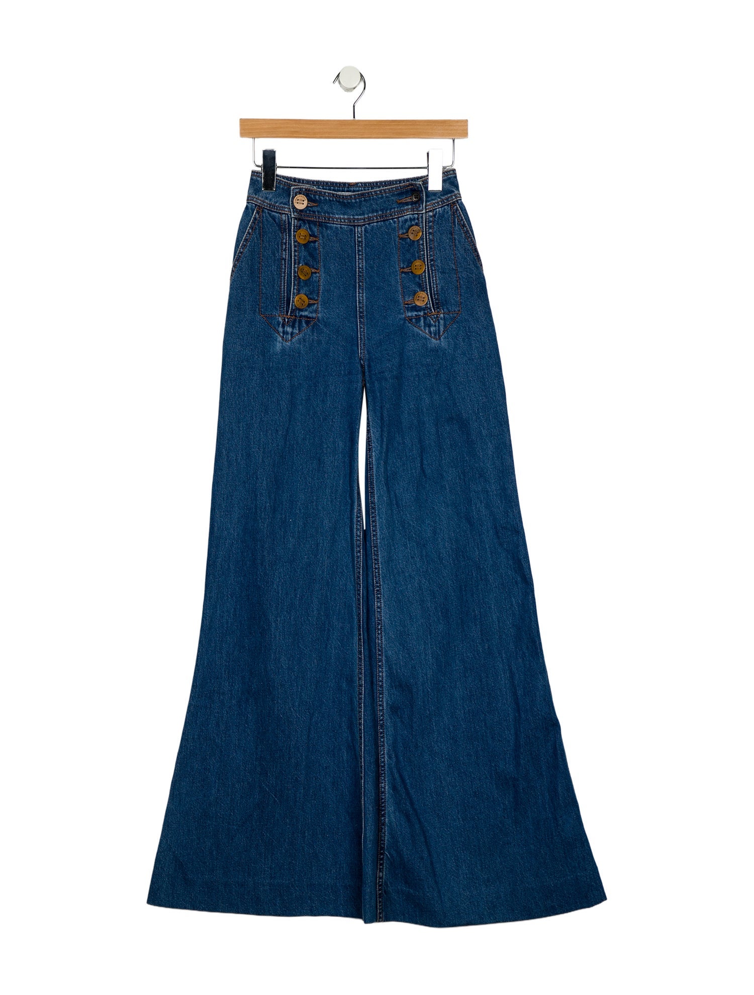 Zimmermann High-Rise Wide Leg Jeans