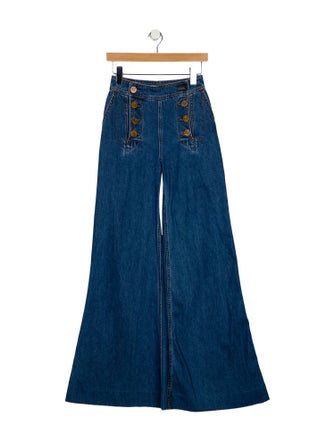 Zimmermann High-Rise Wide Leg Jeans