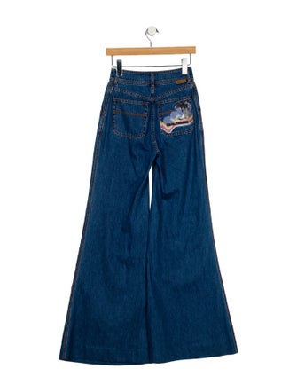Zimmermann High-Rise Wide Leg Jeans