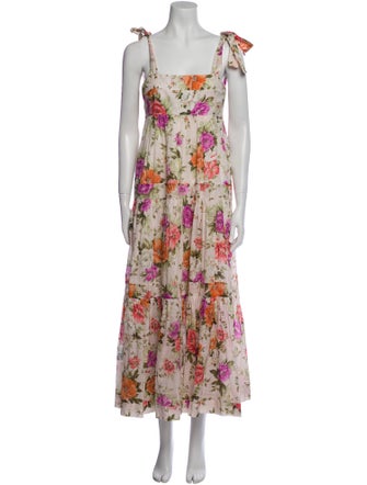 Zimmermann Floral Print Long Dress