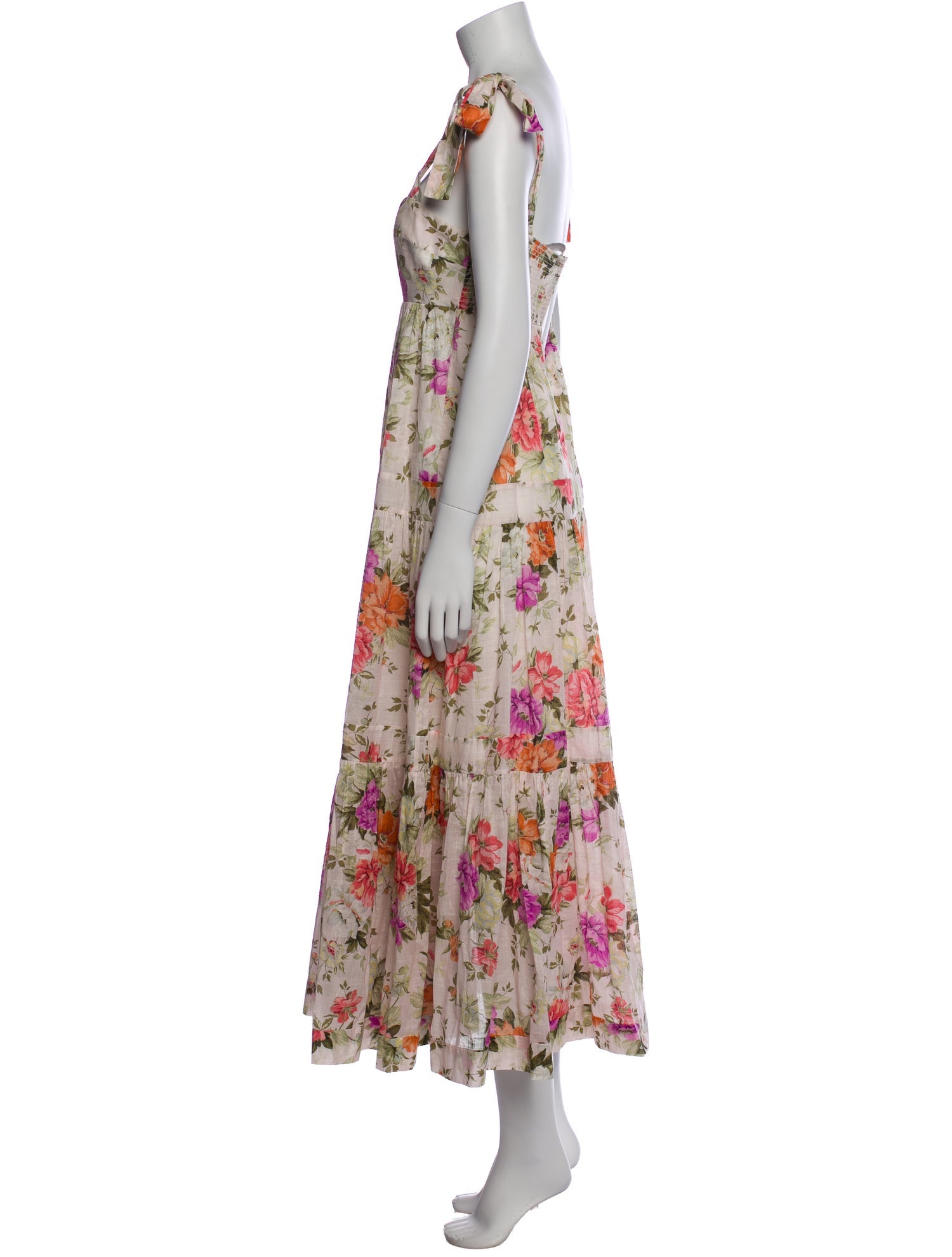 Zimmermann Floral Print Long Dress