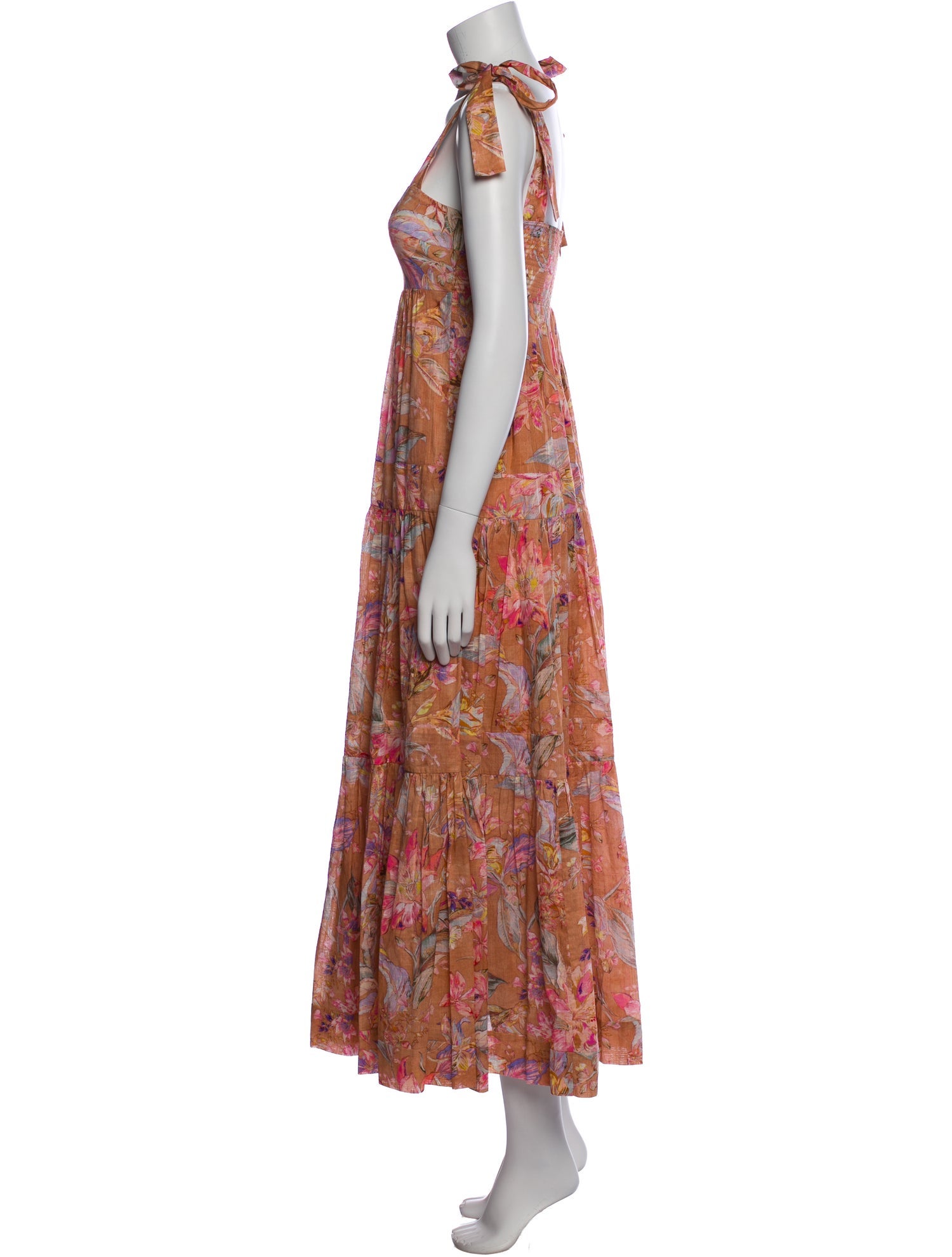 Zimmermann Floral Print Long Dress