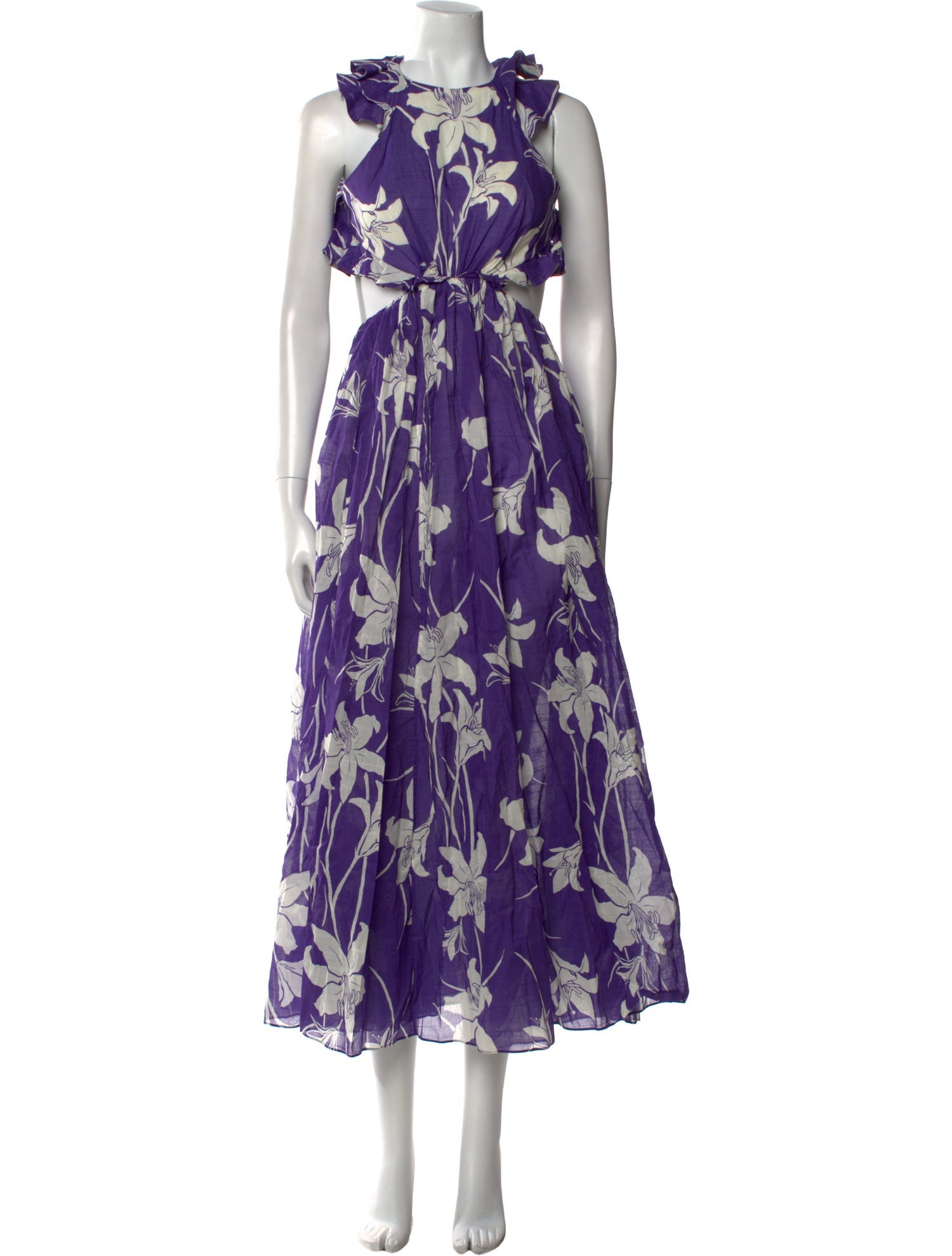 Zimmermann Floral Print Long Dress w/ Tags