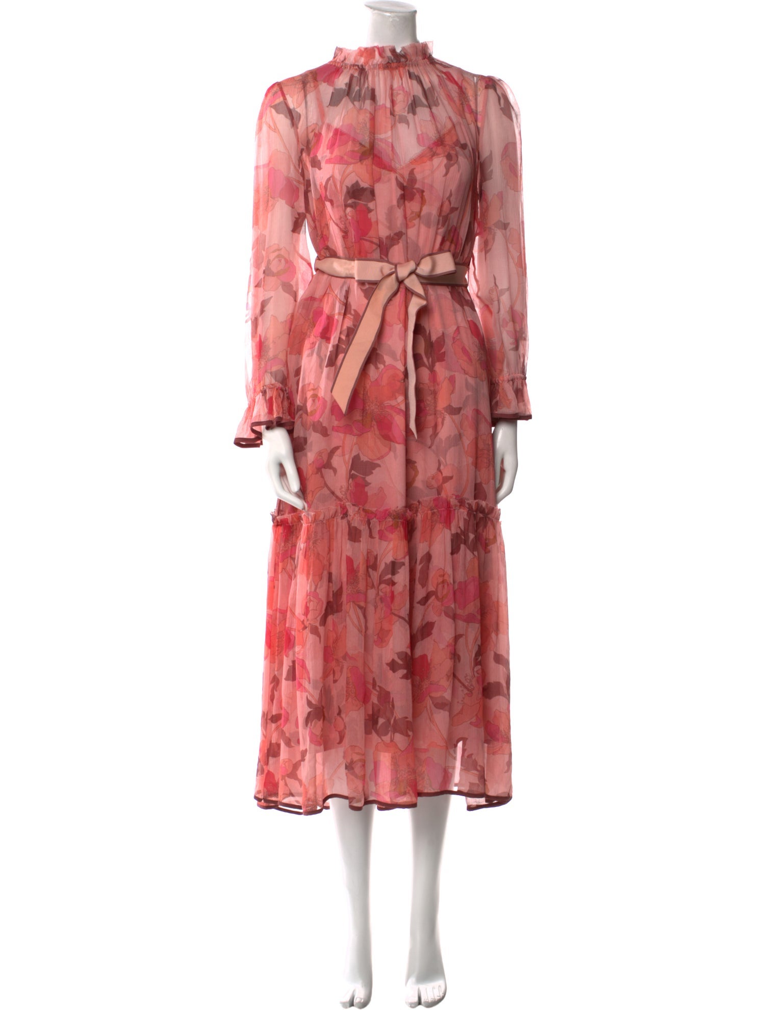 Zimmermann Floral Print Long Dress