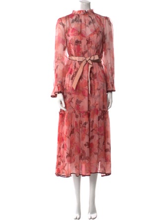 Zimmermann Floral Print Long Dress