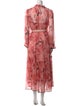Zimmermann Floral Print Long Dress