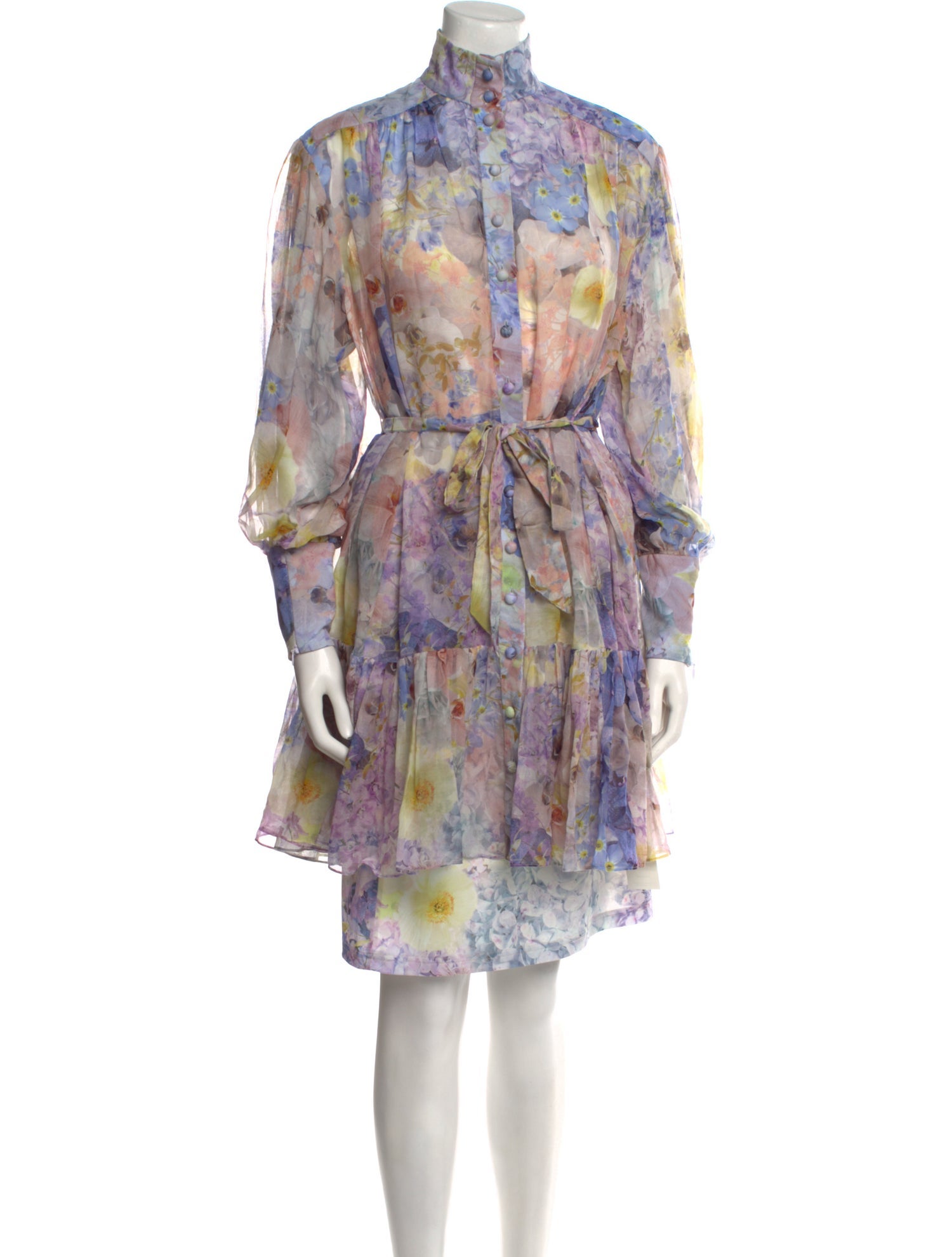 Zimmermann Floral Print Mini Dress