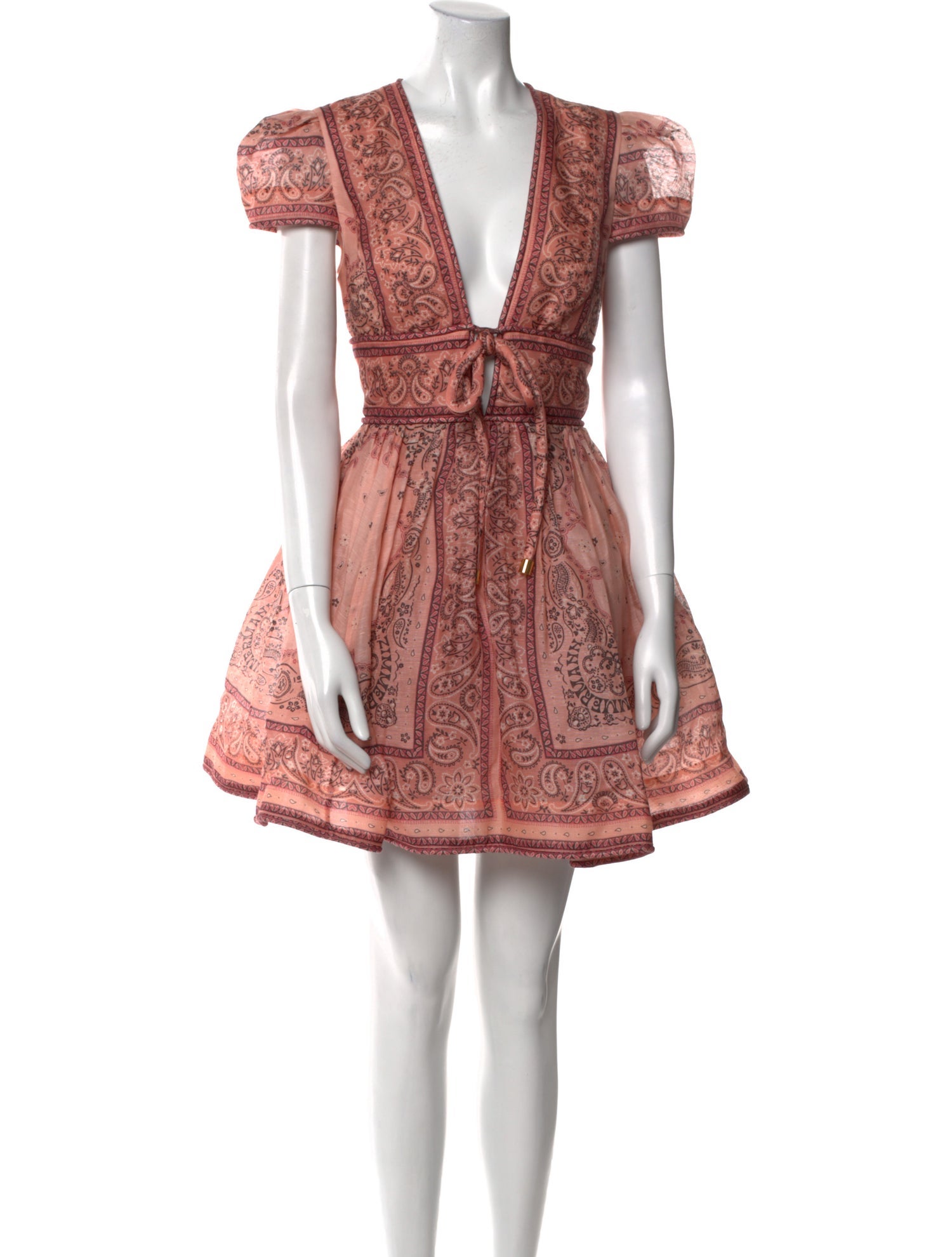 Zimmermann Linen Knee-Length Dress