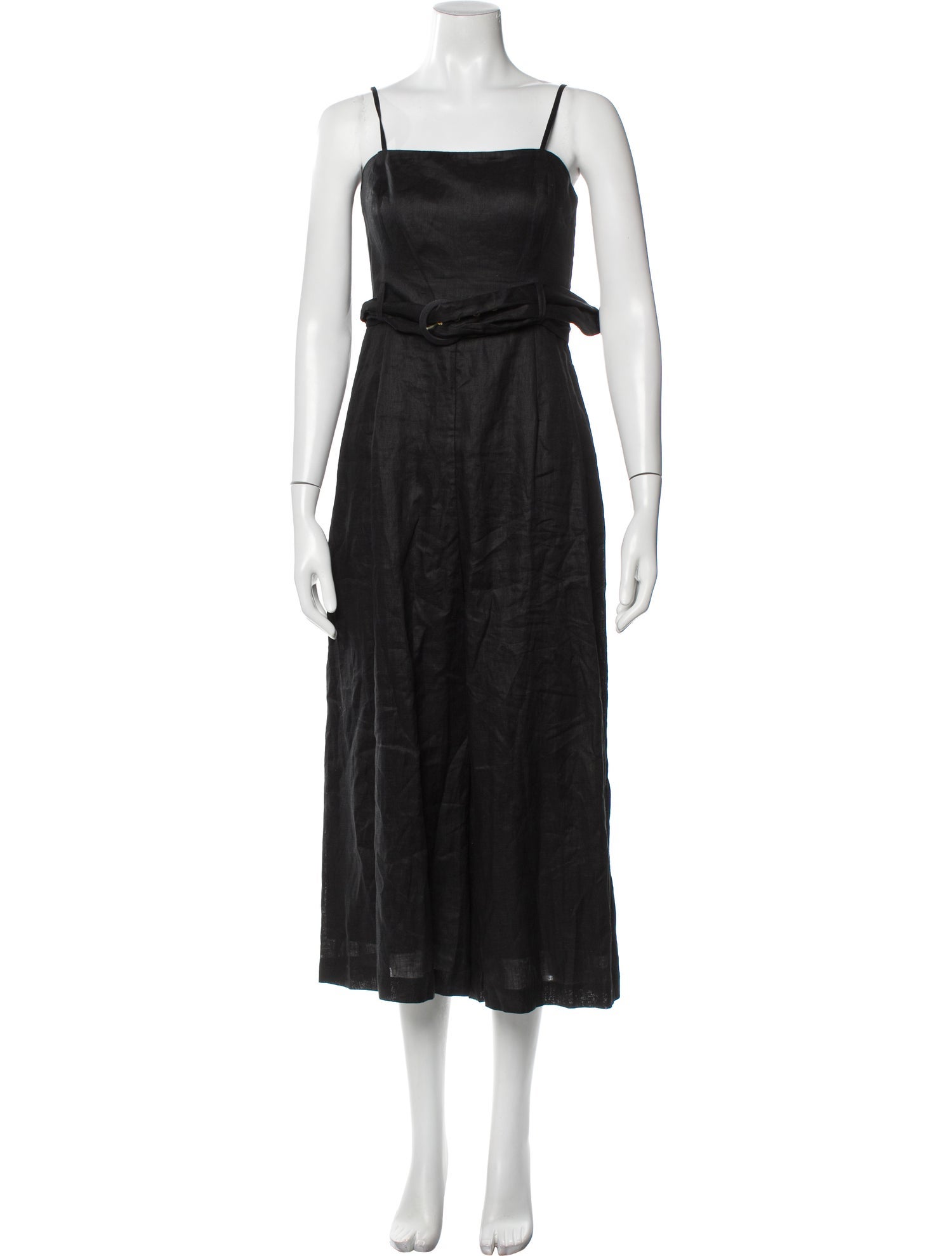 Zimmermann Linen Square Neckline Jumpsuit