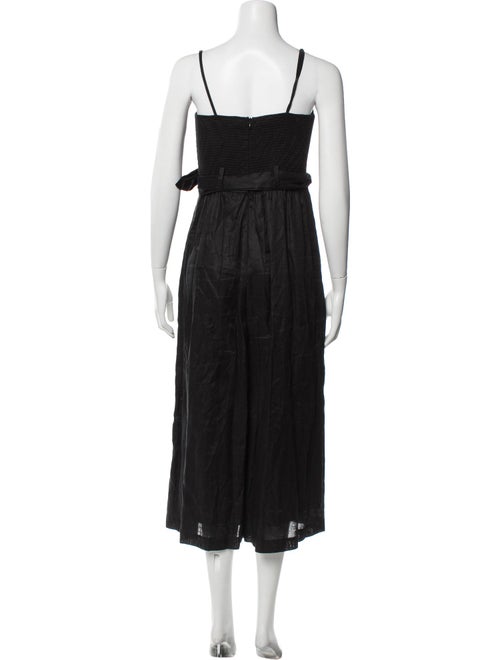 Zimmermann Linen Square Neckline Jumpsuit