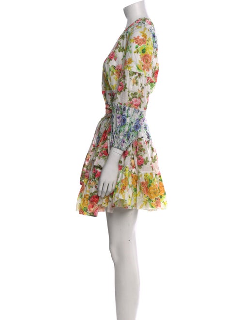Zimmermann Floral Print Mini Dress