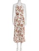 Zimmermann Linen Floral Print Jumpsuit