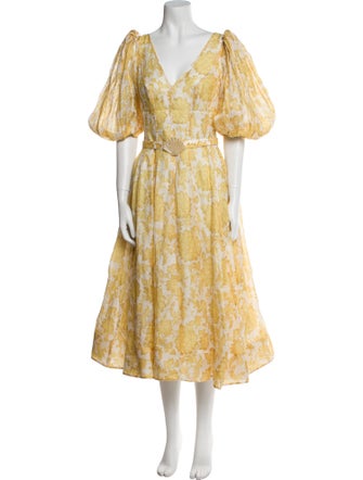 Zimmermann Linen Midi Length Dress