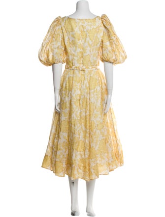 Zimmermann Linen Midi Length Dress