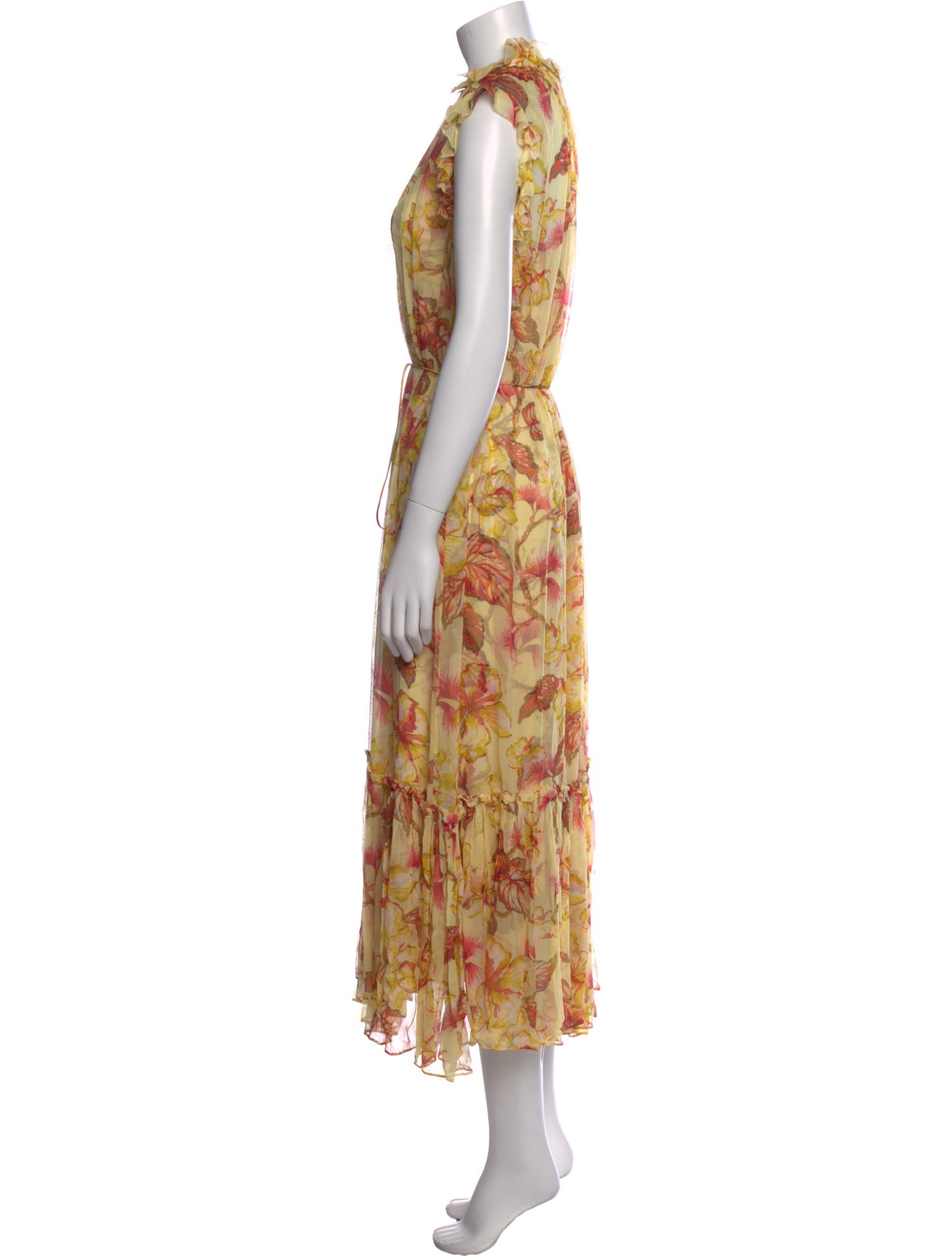 Zimmermann Floral Print Long Dress