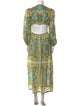 Zimmermann Paisley Print Long Dress