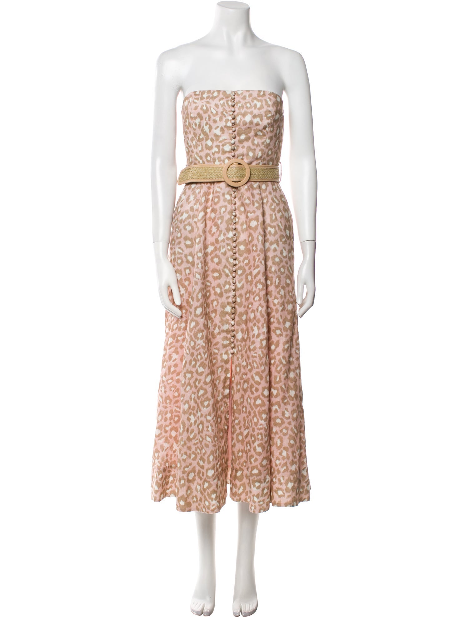 Zimmermann Linen Midi Length Dress